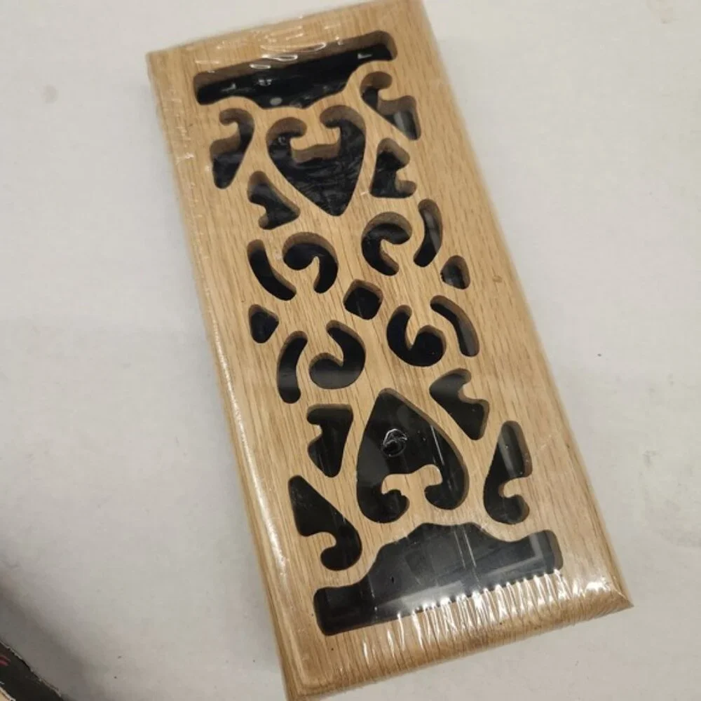 Imperial Oak 4x10 Floor‎ Register Vent Cover Decorative Scroll Design New